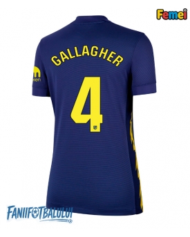 Atletico Madrid Conor Gallagher #4 Tricou Fotbal Replică 2025-26 Femei Deplasare